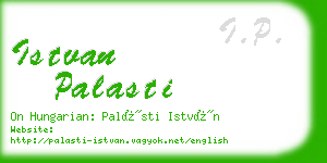 istvan palasti business card